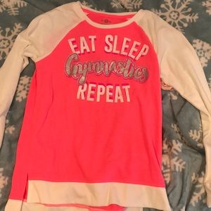 Pink gymnastics long sleeve